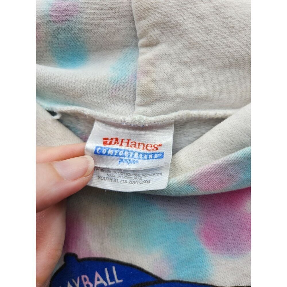 Vintage Hanes ComfortBlend Tie-Dye‎ Hoodie  Youth XL - Picture 3 of 4